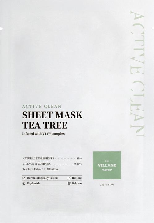 Produktbild Village 11 Factory Active clean sheet mask tea tree