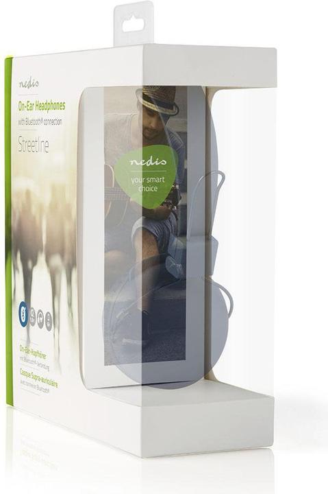 Image du produit Nedis Bluetooth supra-auriculaire pliable Microphone intégré Noir, HPBT1100BK, one-Size (15 h, Sans fil)