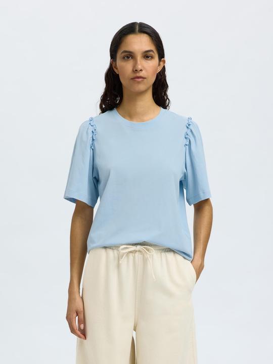Image du produit Selected Femme Slfpenelope 2/4 Ruffle Tee Noos (M)