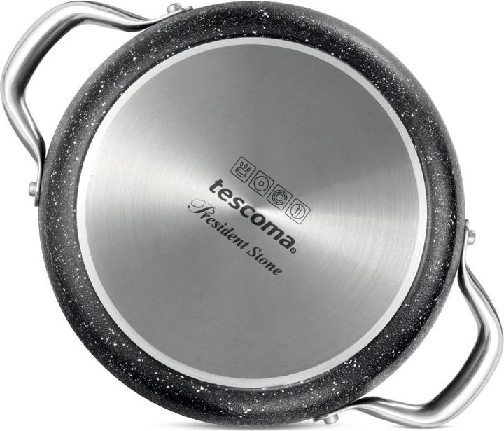 Produktbild Tescoma President Stone Topfset 8-Teilig (Pfannenset + Topfset, Aluminiumguss)
