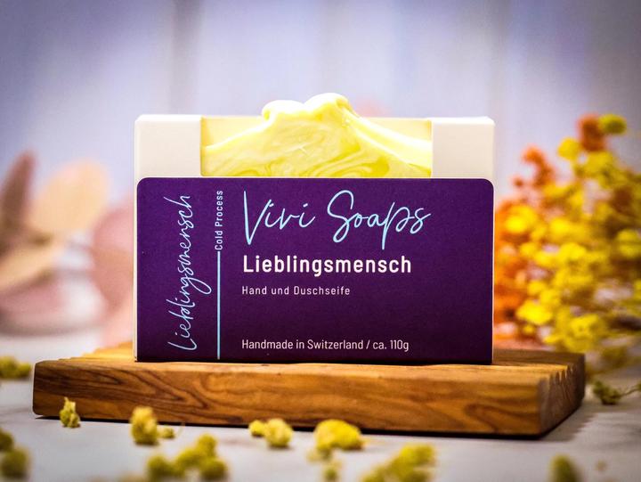 Produktbild Vivi Soaps Lieblingsmensch Seife (Hartseife)