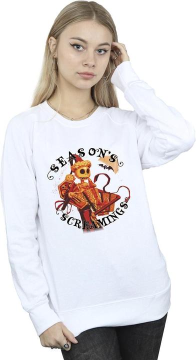 Actual product image Disney Womens/Ladies The Nightmare Before Christmas Seasons Screamings Sweatshirt (S)