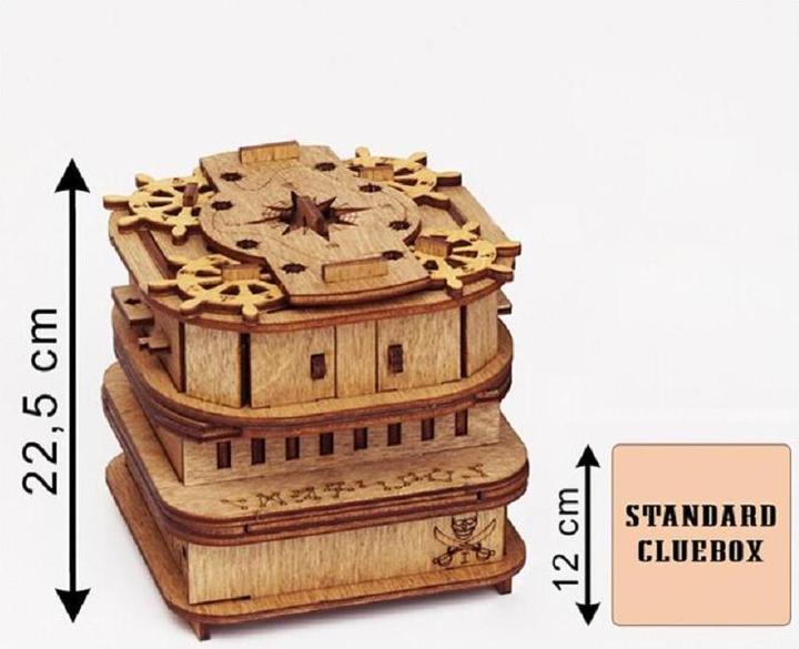 Image du produit iDventure Cluebox Megabox - Le coffre de Davy Jones - Boîte de casse-tête (Danois)