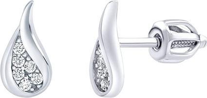 Immagine prodotto Silvego Orecchini intramontabili in argento con zirconi trasparenti SILVEGOB70540SBD