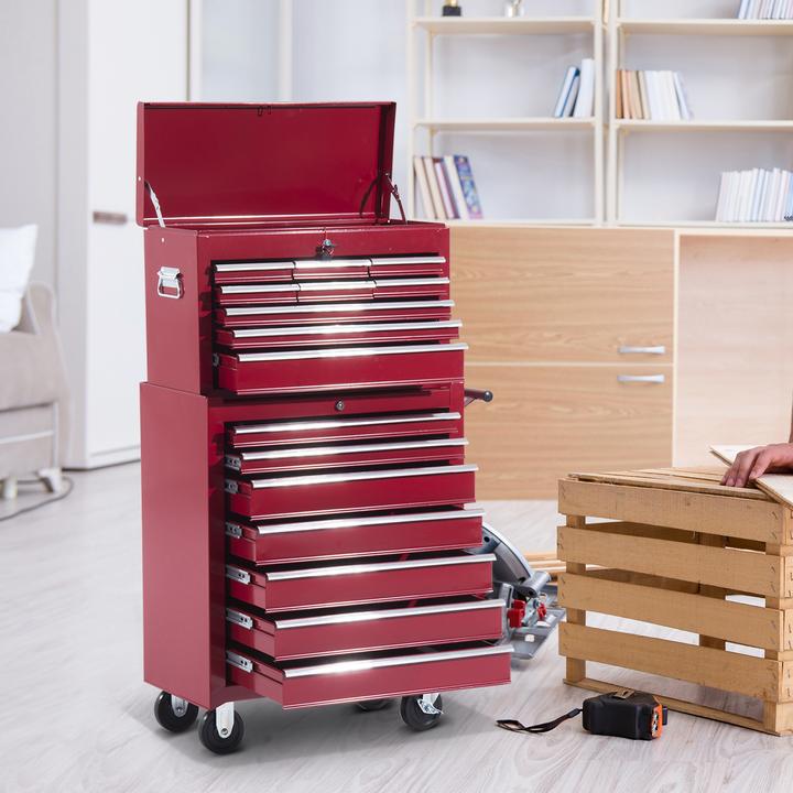 Actual product image Homcom Mobile workshop trolley with 16 drawers (1 x)