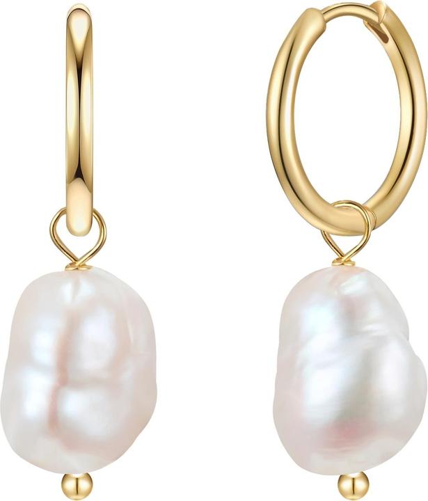 Produktbild Glanzstücke München Damen Sterling Silber Süsswasser-Zuchtperle gelbgold - 28411 (Sterling Silber)