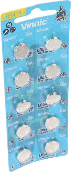 Immagine prodotto Vinnic IEC LR54 (10 pz., AG10, 83 mAh)