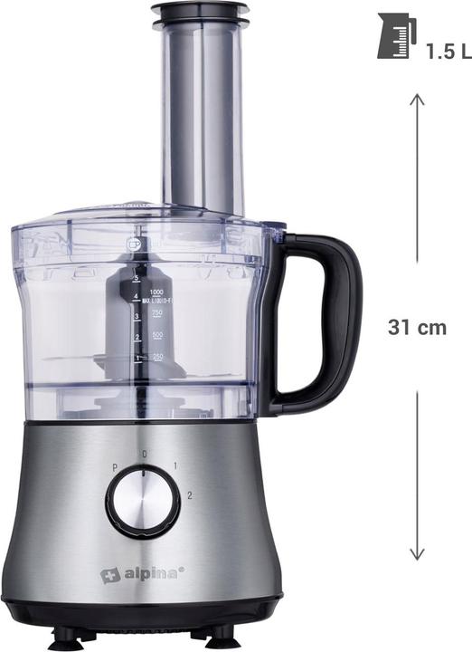 Immagine prodotto alpina Robot da cucina 230V 500W (1000 ml, 500 W)