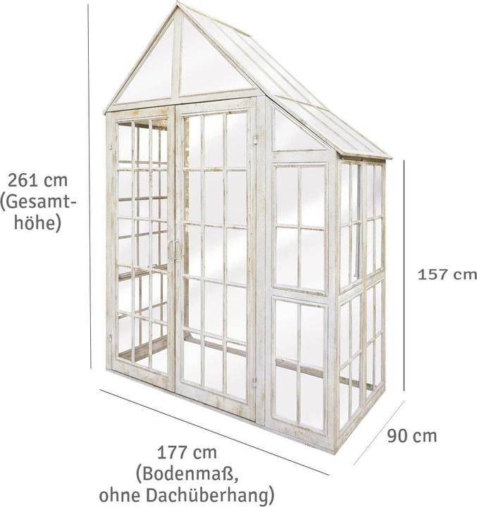 Produktbild Loberon Gartenhaus Cortinada antikgrau