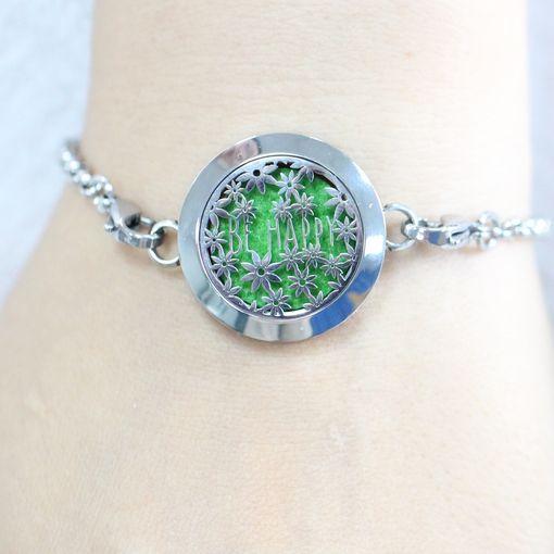 Immagine prodotto Zen Arôme Bracciale per gioielli profumati No.19 Diffusore per olio essenziale, profumo - acciaio inox (Metallo, Acciaio inossidabile)