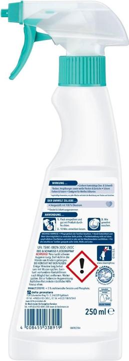 Actual product image Dr. Beckmann Deodorant & Sweat