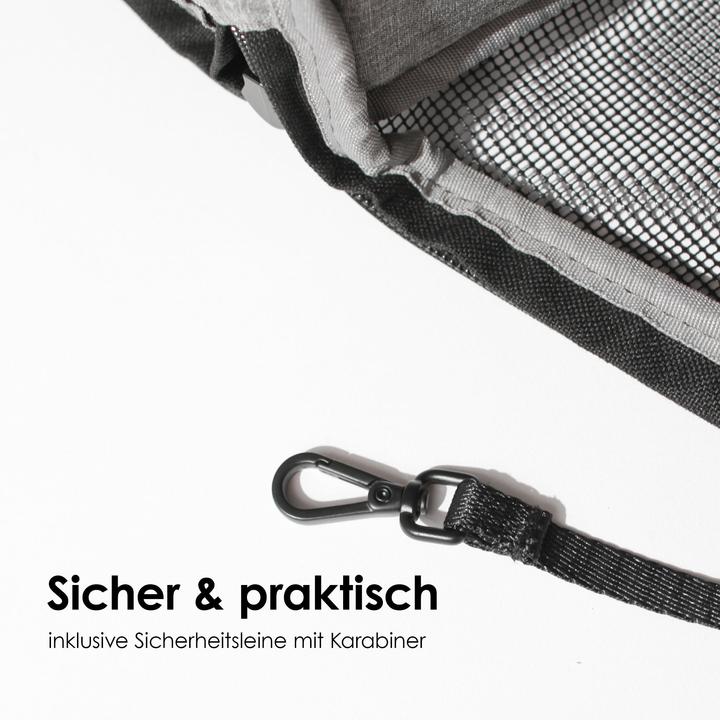 Produktbild LucyBalu CHECK-IN Katzentransporttasche (Katze, Waschmaschinenfest, Reflektoren)
