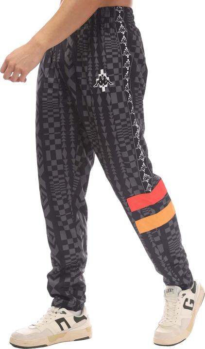 Actual product image Marcelo Burlon Mens Folk Kappa All-Over Print Tracksuit Bottoms (L)