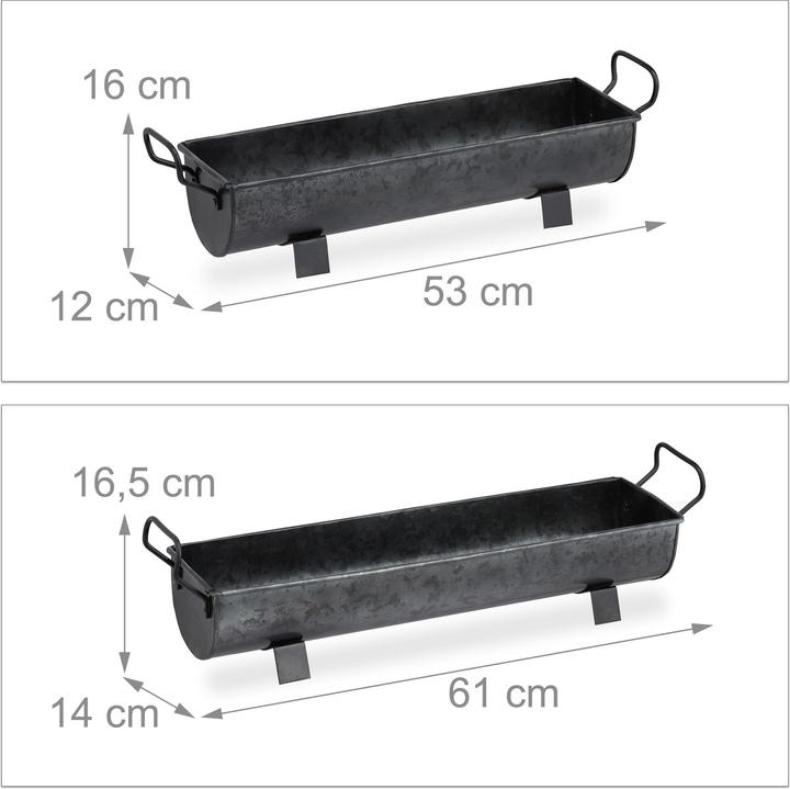 Produktbild Relaxdays Blumenkasten (61 cm)
