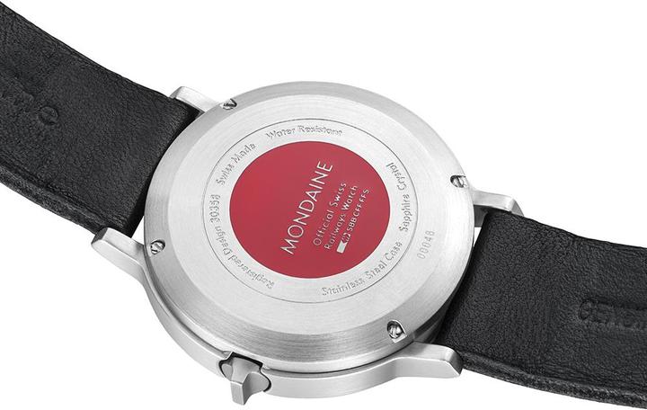 Actual product image Mondaine stop2go - BackLight (Analogue wristwatch, Swiss made, 41 mm)