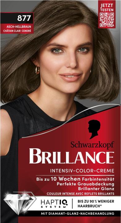 Actual product image Schwarzkopf Brillance Brilliance (877 Light ash brown)
