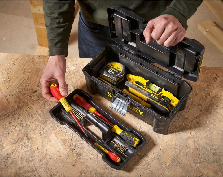 Image du produit Stanley Boîte à outils (12.5",18cmX13cmX32.5cm), Boîte à outils avec fermetures métalliques, O (1 pièces)