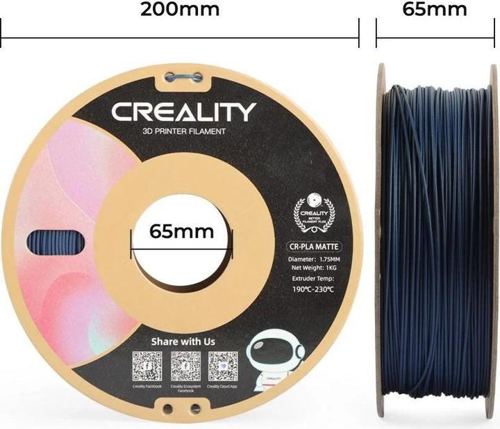 Actual product image Creality Filament PLA (PLA, 1.75 mm, 1000 g, Blue)