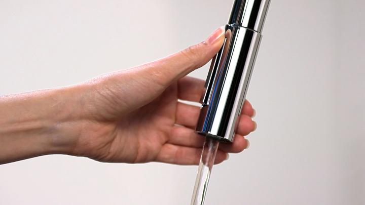 Actual product image hansgrohe Focus M41 Einhebel-Küchenarmatur 240, Ausziehbrause, 2 Strahlarten