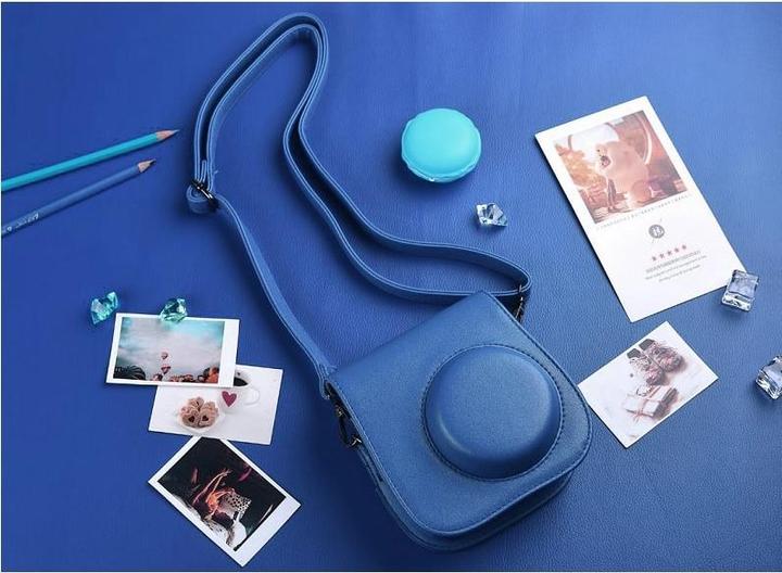 Immagine prodotto JTI Borsa fotografica per Fujifilm Instax Mini 9/8/8+, blu cobalto (Kamera Bereitschaftstasche, 1 l)