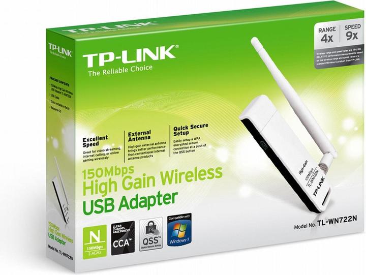 Actual product image TP-Link Tl-Wn722n (USB 2.0)