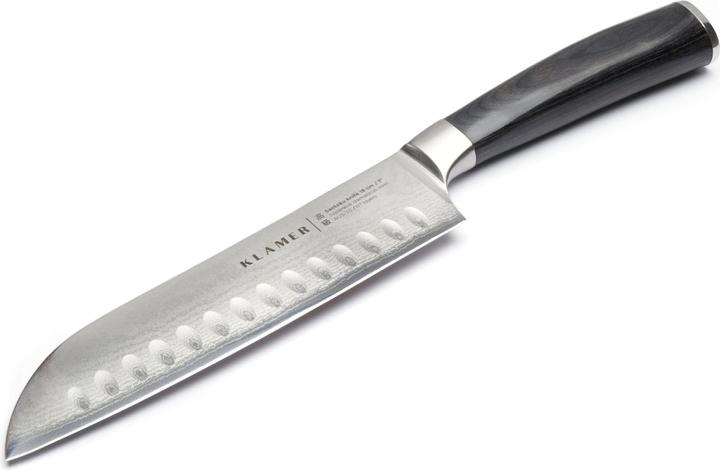 Produktbild KLAMER Santoku Damastmesser 18 cm Kochmesser (18 cm)