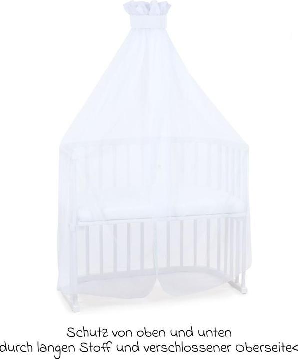 Immagine prodotto Babybay Baldacchino e bastoni per baldacchino Protezione antizanzare e baldacchino per tutti i letti a due