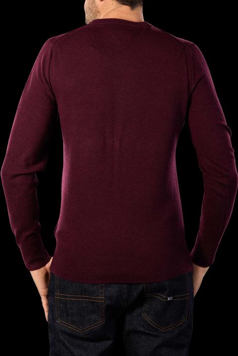 Actual product image Tommy Hilfiger Extrafine Soft Wool Sweater deep burgundy (XXL)