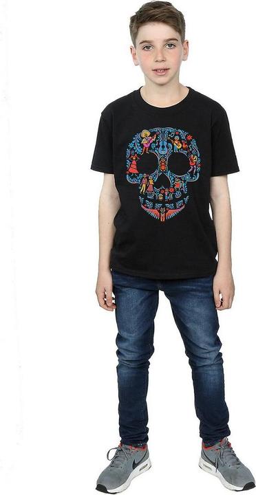Actual product image La Maison du Coco Boys Skull Cotton T-Shirt (128)