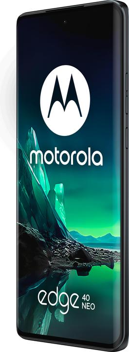 Actual product image Motorola Edge 40 Neo (256 GB, Black Beauty, 6.55", SIM + eSIM, 50 Mpx, 5G)