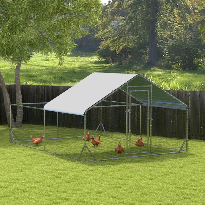 Image du produit PawHut Poulailler nain avec toit pare-soleil