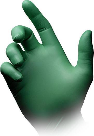 Actual product image Ampri Nitrile disposable gloves "Nature Gloves" / biodegradable S (width: 70-90 mm) (S)