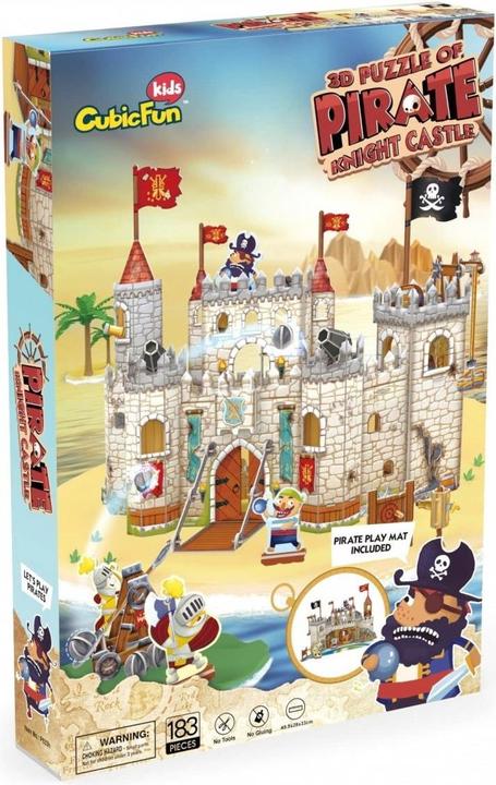Produktbild Cubicfun CUBIC FUN 3D Puzzle "Piratenburg" (183 Teile)