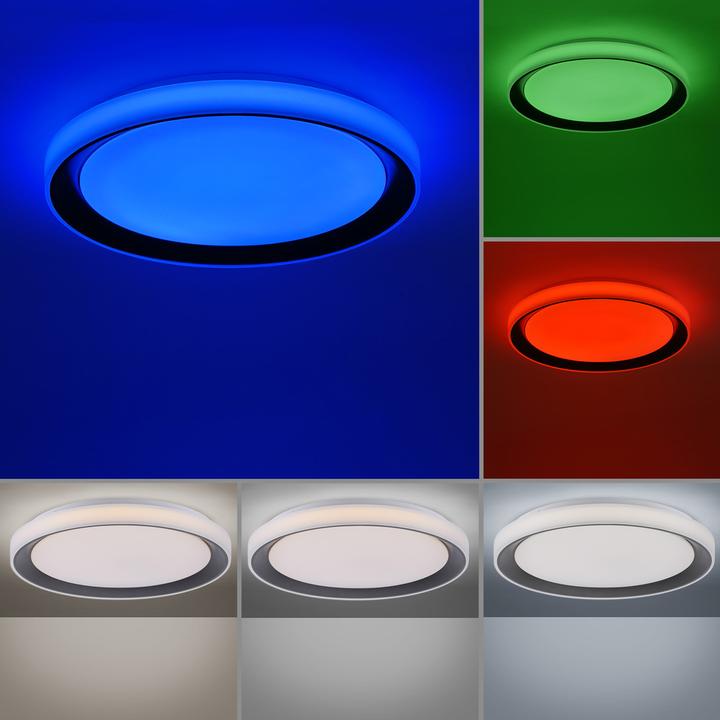 Produktbild Leuchten Direkt LED Deckenlampe LOLAsmart - DISC SmartHome Tuya, CCT RGB, dimmbar Fernbedienung (2700 lm)