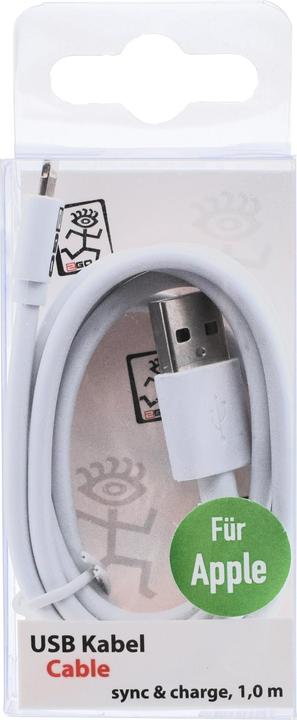 Actual product image 2GO 795781 USB Cable USB B Lightning (1 m, USB 3.2 Gen 2)