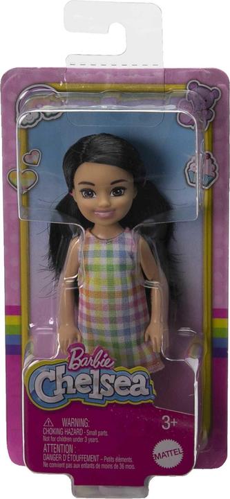 Immagine prodotto Barbie Bambola con abito a quadri e capelli neri