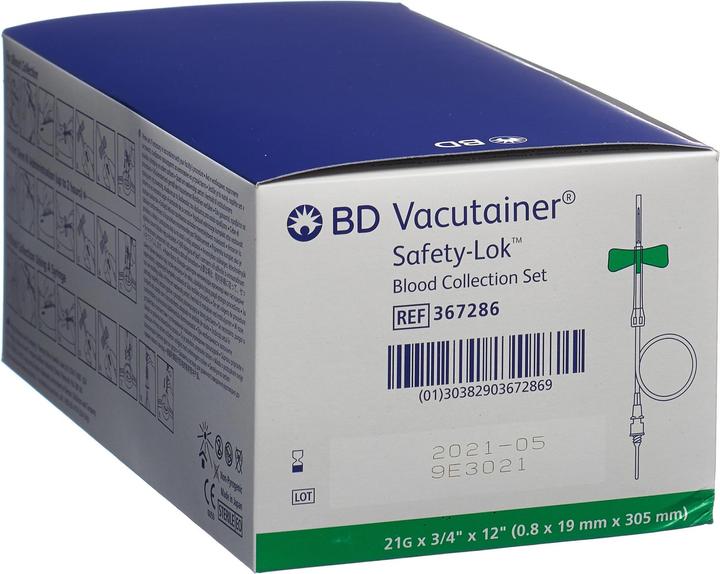 Produktbild Vacutainer Blutentnah Set grün lang