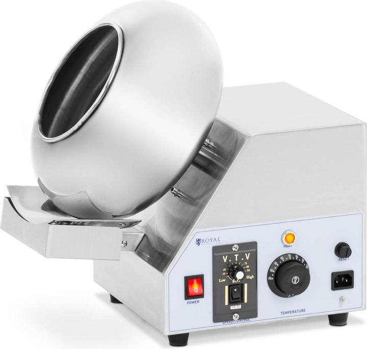 Actual product image Royal Catering Chocolate Coating Machine - 2 kg - 600 W - Stainless steel -