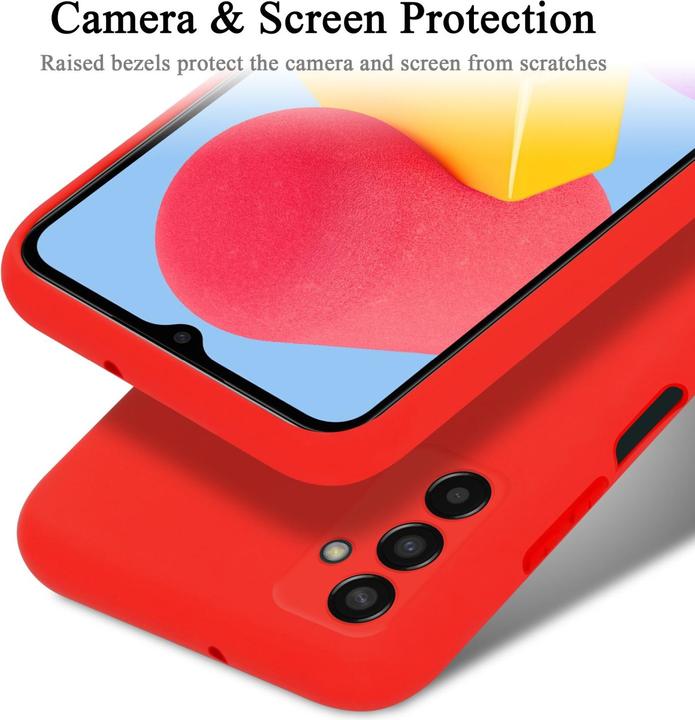 Actual product image Cadorabo TPU Liquid Silicone Case Cover for Samsung Galaxy M13 4G (Samsung Galaxy M13)