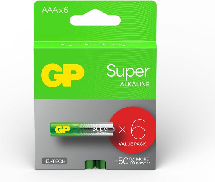 Produktbild Blow Batteries Super Alkaline AAA 1.5v 6pce (6 Stk., AAA)