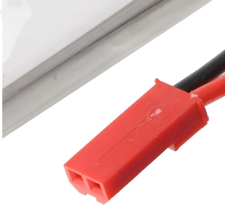 AccuCell Batteria Li-Ion 500mAh 3.7V per Lishi Toys L6052 Drone, Multicottero, Quadrocottero come LS-050 (3.70 V, 500 mAh)