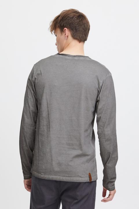 Actual product image Solid Tinox Men's Longsleeve With V-Neck Made Of 100% Cotton (L)