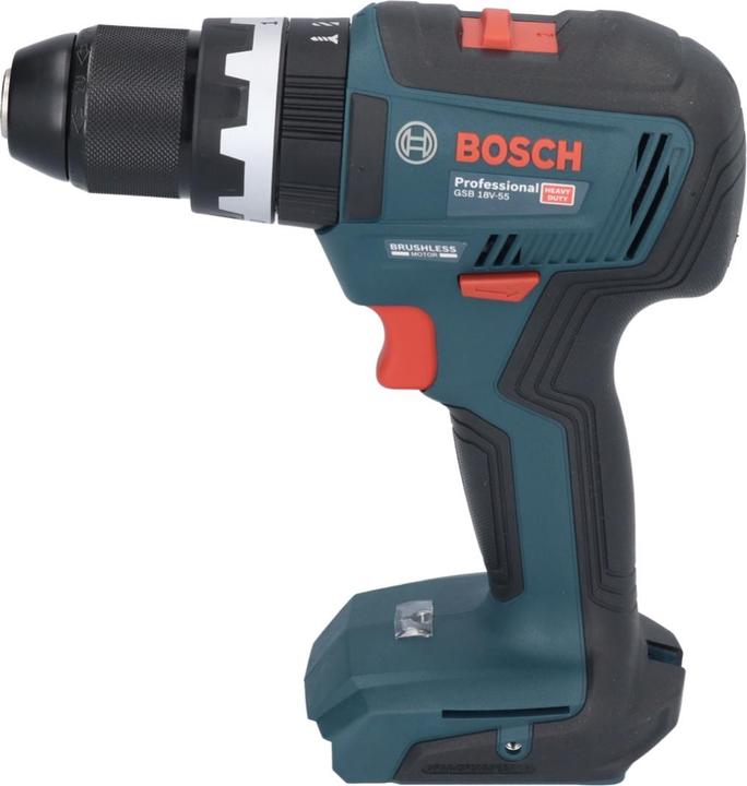 Produktbild Bosch Professional Bosch GSB 18V-55 Professional Akku Schlagbohrschrauber 18 V 55 Nm Brushless + 1x ProCORE Akku 4,0 A (Akkubetrieb)