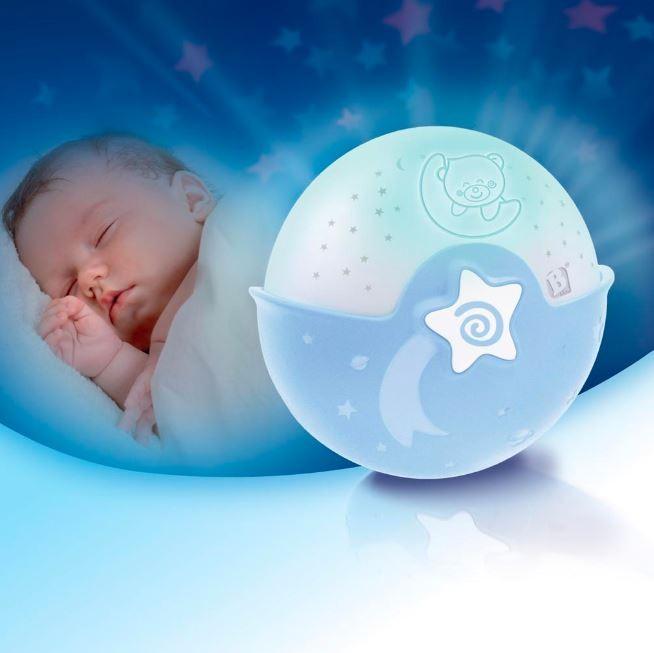 Actual product image B-Kids Infantino Projector 2in1 blue