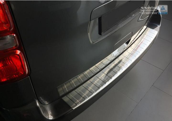 Actual product image ProPlus Stainless steel bumper protection for Citroen Spacetourer, Jumpy / Opel Vivaro / Peugeot Traveller (Rear, Portrait format)