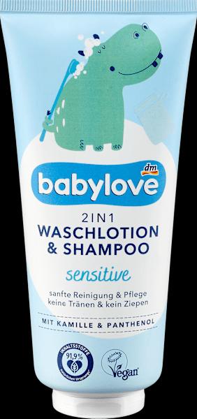Produktbild dm babylove Waschlotion & Shampoo 2in1 sensitive
