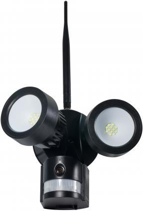 Actual product image Technaxx IP Cam HD Outdoor with LED Floodlight TX-83 (1280 x 720 pixels)