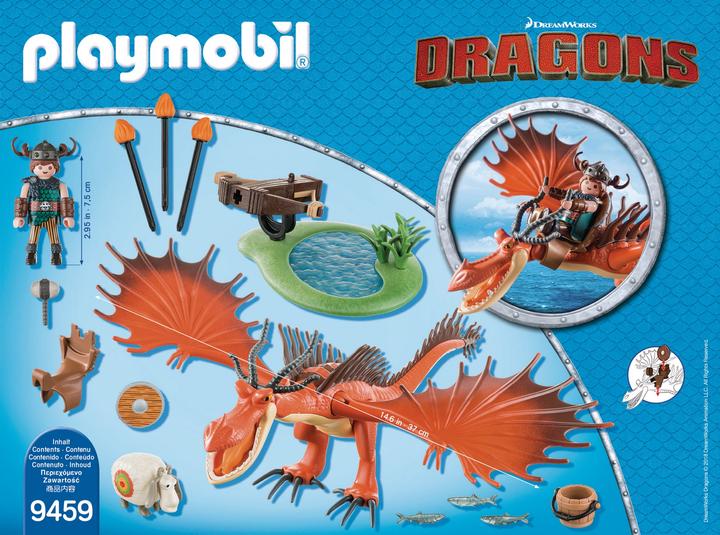 Immagine prodotto Playmobil Becco di moccio e dente a uncino (9459, Draghi Playmobil)