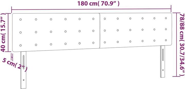 Immagine prodotto VidaXL Raiden (180 x 5 x 88 cm)