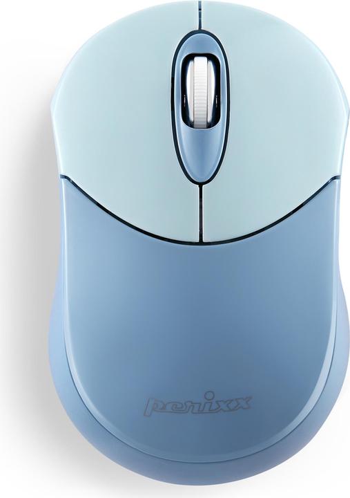 Image du produit Perixx PERIMICE-802BL, Souris Bluetooth pour PC et tablette, sans fil, bleue (Sans fil)